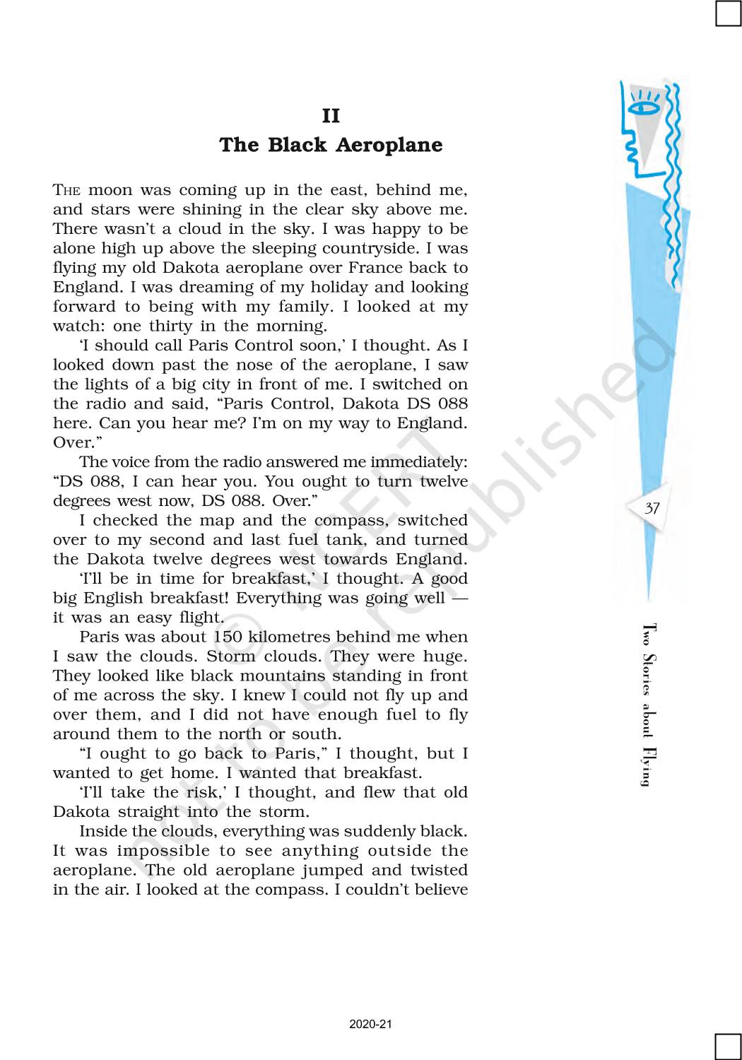 Two Stories About Flying Ncert Book Of Class 10 First Flight 3118